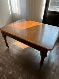 tavolo scrivania in rovere e olmo