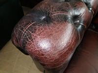 particolare divano vintage