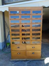 camicera 3 file di cassetti 1950 