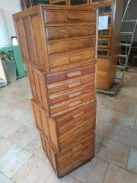 moduli a cassetti rovere 1920